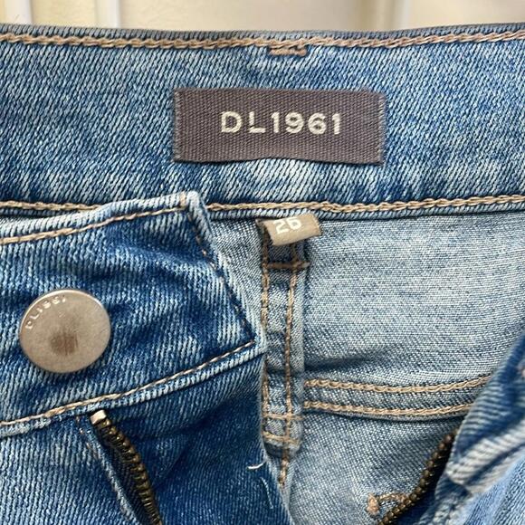 DL1961 - Hepburn Wide Leg High Rise Flare Denim Jeans - Blue - 26 - Picture 4 of 15